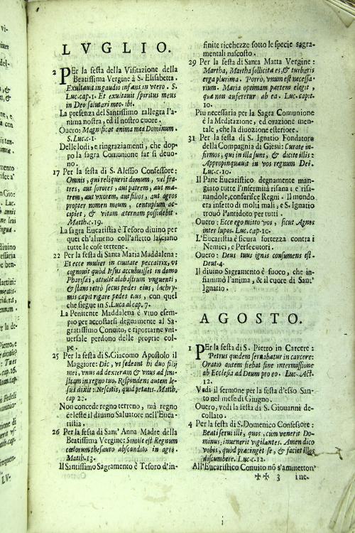 Il sagramento festiuo. Cioe' Sermoni del SS. sagramento sopra gli Euangelij di tutte le feste, e Domeniche dell'anno. Detti in Roma, ed altroue dal P. Gio. Battista Tasgresti della Compagnia di Giesù. Parte I.