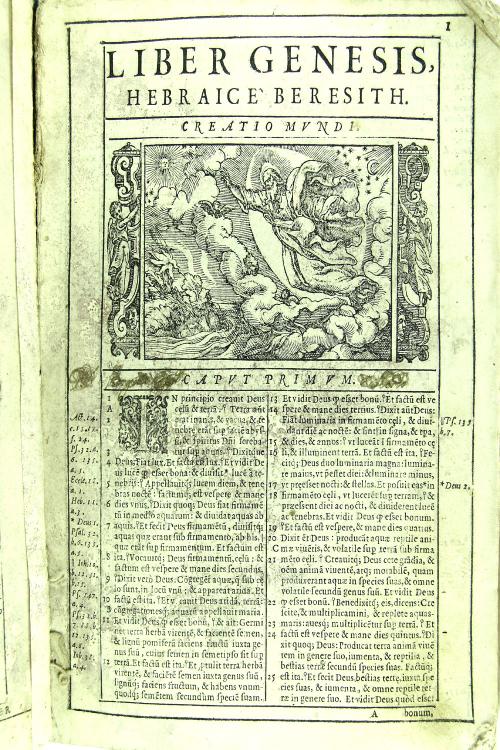 Biblia ad vetustissima exemplaria nunc recèns castigata. In quibus, praeter ea quae subsequens praefatio indicat, capita singula ita versibus distincta sunt. ...