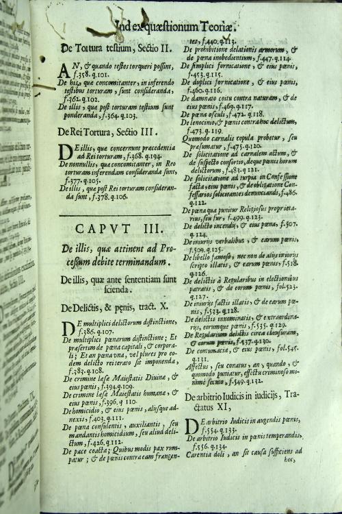"Epitome, seu Compendium teoriae, et praxis causarum iudicialium regularium in duas partes distributa; cum suis copiosis indicibus. 