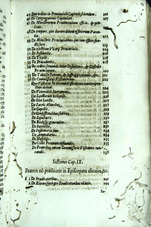 Constitutiones, et statuta generalia Cismontanae familiae ordinis sancti Francisci de obseruantia ex decretis capitul. general. Romani ann. 1639. et Toletani ann. 1658.