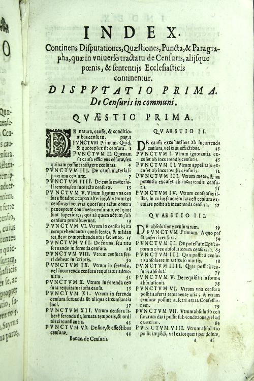 Martini Bonacinae sacerdotis oblati, ... Tractatus de censuris, et poenis ecclesiasticis, septem hisce disputationibus, omnia fere dubia ad conscientiae praxim, et ad externum iudiciale forum occurrentia, ...