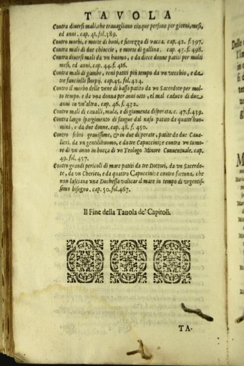"Il Diamante Maria Vergine concetta senza pecc. originale. Con suoi effetti, fra il giro degli anni 1628. e seguenti occorsi; 