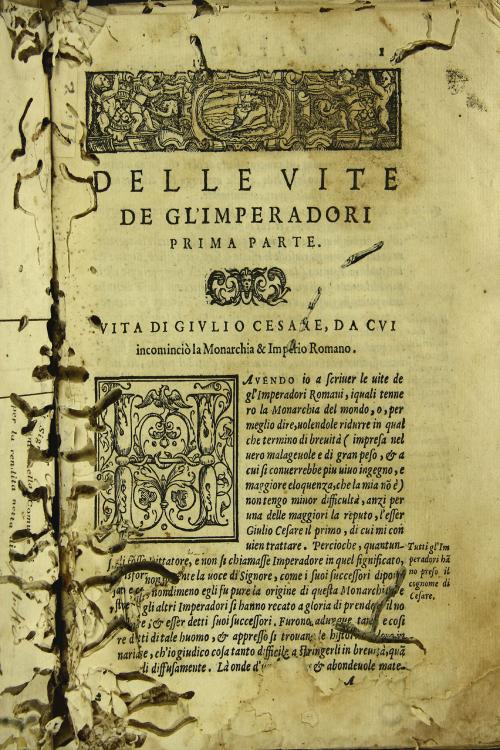 Le vite di tutti gl'imperadori composte dal nobile caualiere Pietro Messia et da m. Lodouico Dolce tradotte ampliate, corrette et diuise in piu parti