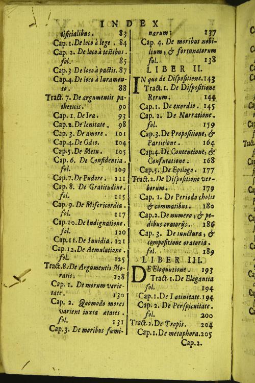 Oratoriae institutiones tribus comprehensae libris ab adm. Reu. Patre fratre Henricus de Pimonte S. Th. magistro Ord. Praedicatorum digestae ... Cui accessit duplex index, ...