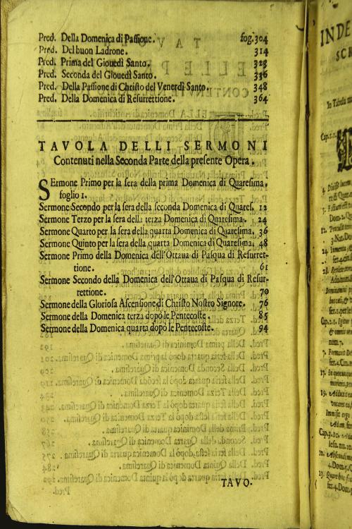 Delle prediche del p. Francesco di Mendoca diuise in due parti. Nella prima delle quali si contengono le prediche della domenica auanti l'Aduento fino a Pasqua di resurrettione, con i mercordi, e venerdi di Quaresima.