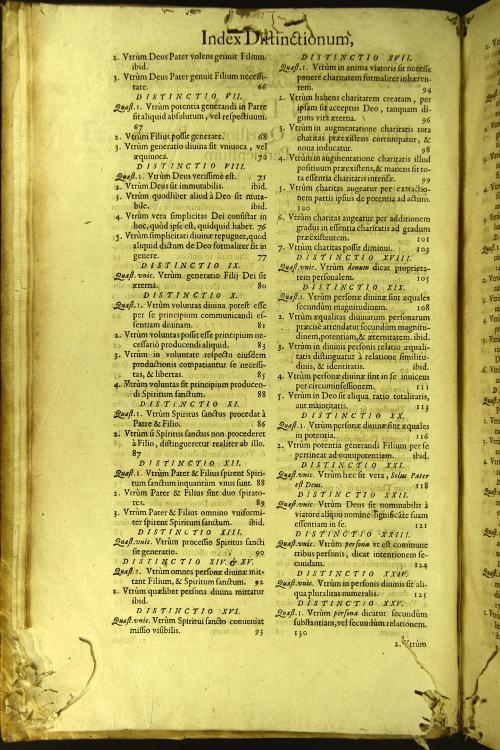11: R.P.F. Ioannis Duns Scoti, ... Reportata Parisiensia, annotationibus marginalibus, doctorumque celebriorum ante quamlibet quaestionem citationibus exornata, et scholijs per textum insertis illustrata, per R.P.F. Hugonem Cauellum. 