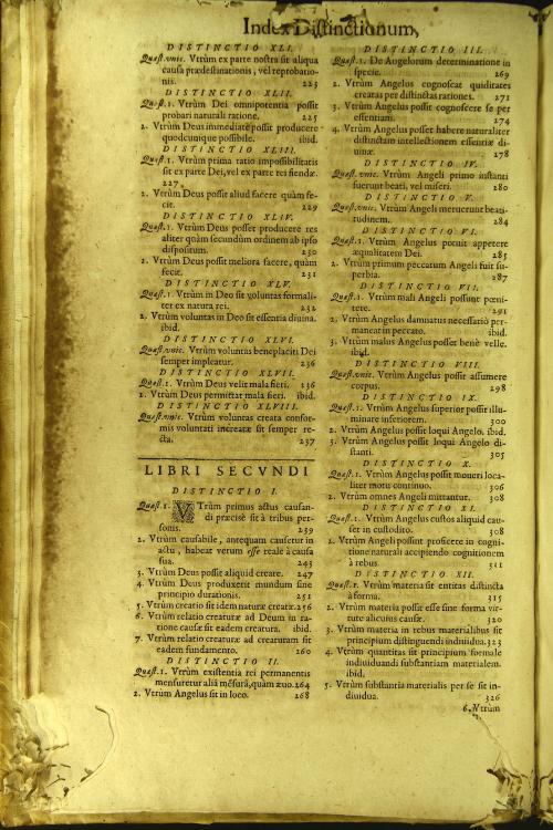 11: R.P.F. Ioannis Duns Scoti, ... Reportata Parisiensia, annotationibus marginalibus, doctorumque celebriorum ante quamlibet quaestionem citationibus exornata, et scholijs per textum insertis illustrata, per R.P.F. Hugonem Cauellum. 