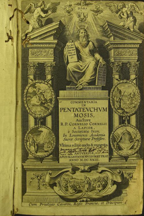 Commentaria in Pentateuchum Mosis auctore Cornelio Cornelii a Lapide e Societate Iesu ...