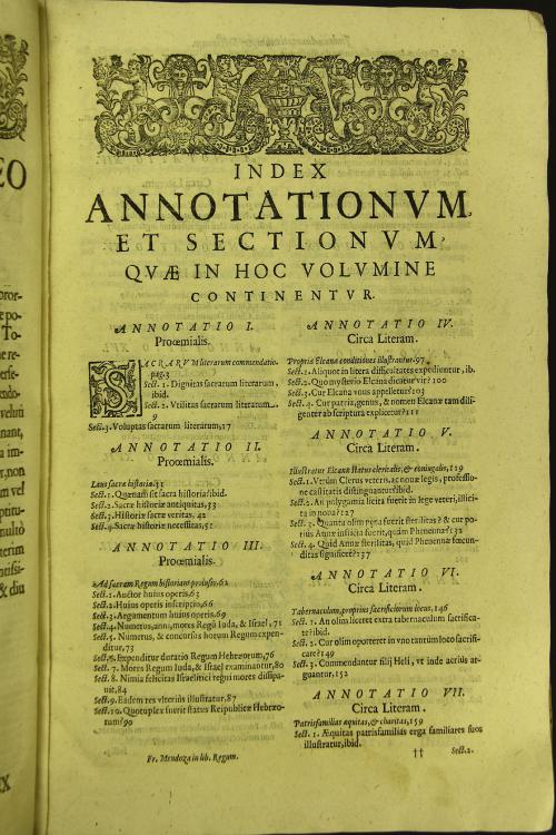 Francisci de Mendoca Olisiponensis ... Commentariorum in 4. Libros Regum tomus primus. Indicibus necessarijs illustratus