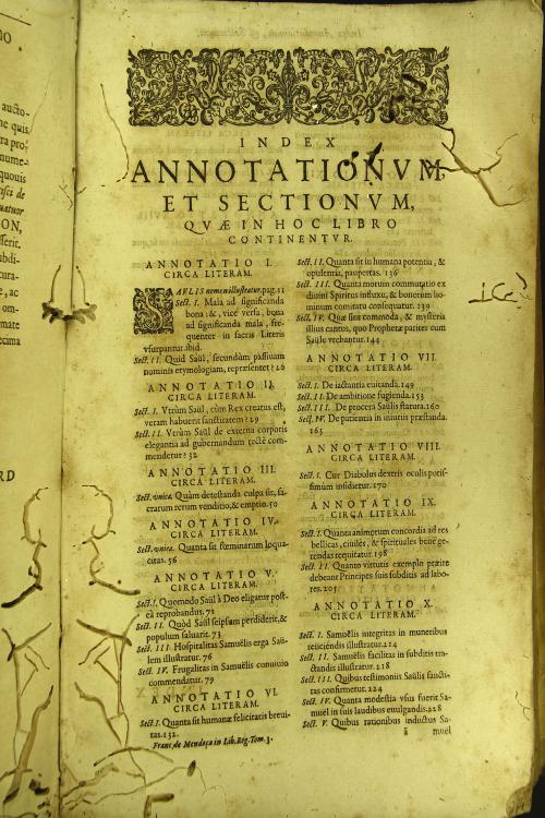 Francisci de Mendoca Olisiponensis ... Commentariorum in 4. libros Regum tomus tertius. Indicibus necessariis illustratus