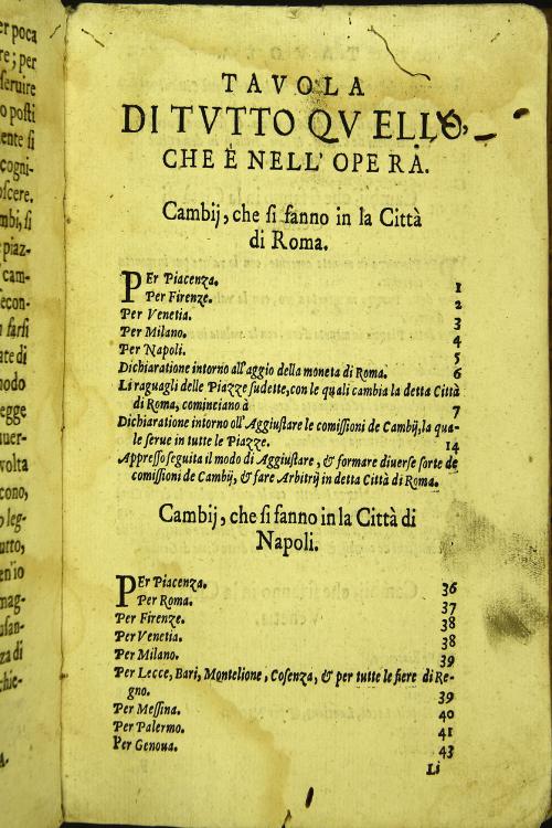 "Aritmetica mercantile di Gio. Giacomo Lando genouese. Nella quale si vede, come si hanno da fare li conti, per li cambi, che si hanno nelle citta principali della christianita