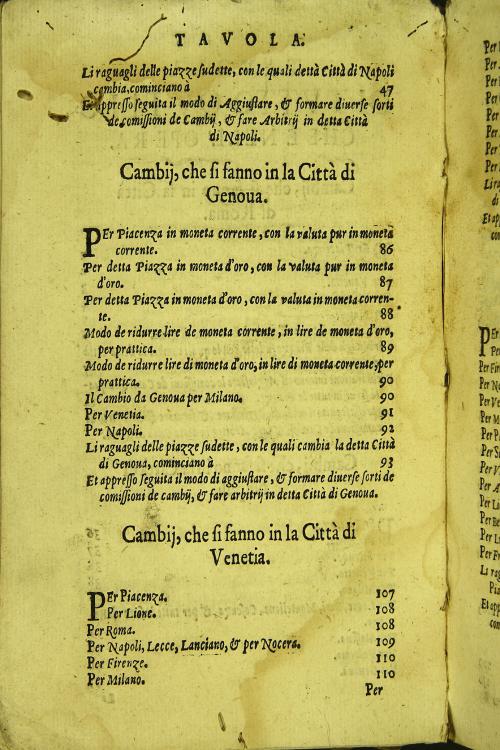 "Aritmetica mercantile di Gio. Giacomo Lando genouese. Nella quale si vede, come si hanno da fare li conti, per li cambi, che si hanno nelle citta principali della christianita