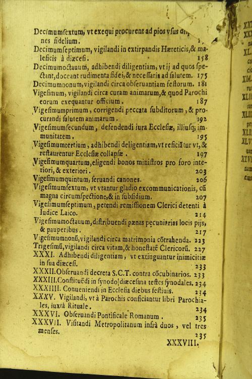 Tractatus de obligationibus, et priuilegijs episcoporum in quo quidquid fere, iure communi, sacris canonibus, concilijs, alijsque pontificijs constitutionibus, ac sacrae congreg. decretis episcopis praecipitur, aut prohibetur, 