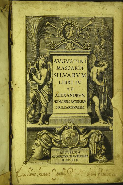 Augustini Mascardi Siluarum libri 4. Ad Alexandrum principem Estensem S.R.E. cardinalem