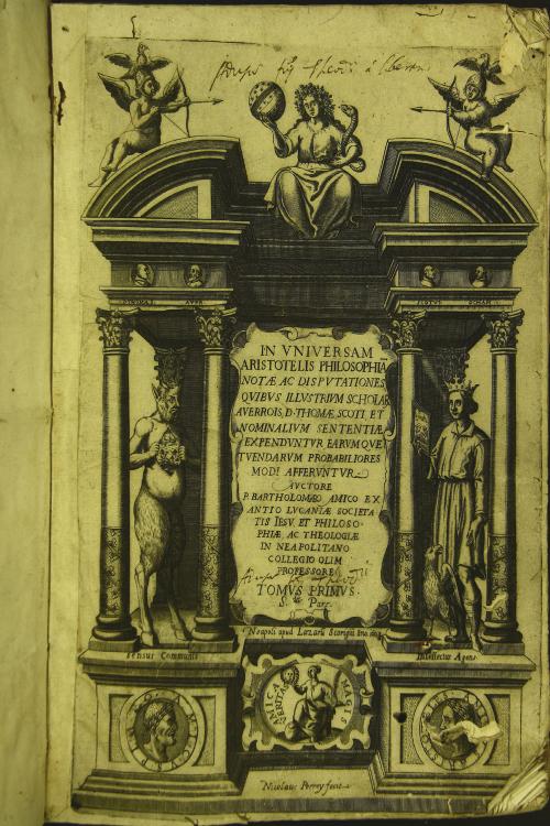 in universam aristotelis philosophia notae ac disutationes quibus illustrium scholar averrois, d. Thomae, Scoti, et nominalium sententiae