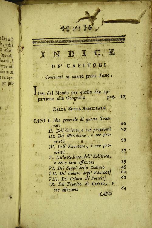 Elementi di geografia per uso del seminario d'Otranto dettati dal sacerdote d. Giuseppe Maria Pacelli di Manduria. Tomo 1.