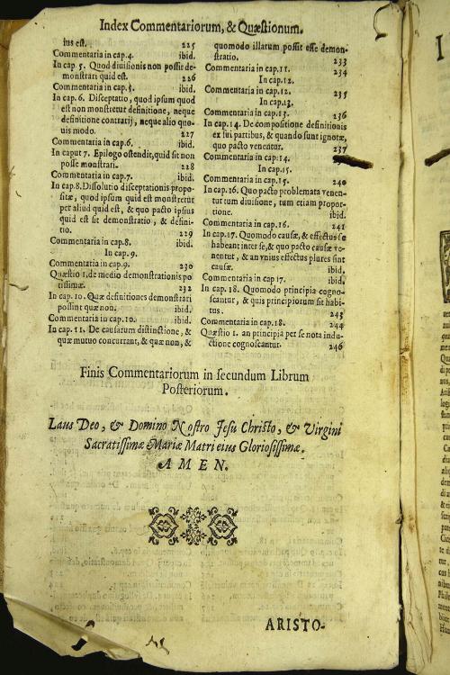 D. Francisci Toleti societatis Iesu Commentaria vna cum quaestionibus, in vniuersam Aristotelis Logicam