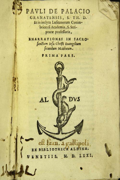 Pauli de Palacio Granatensis, s. th. d. et in inclyta Lusytanorum Conimbricensi academia, S. Scriptu Enarrationes in sacrosanctum Iesu Christi Euangelium secundum Matthaeum. Prima pars