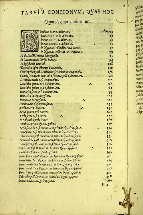 Ioannis Osorii Societatis Iesu Tomus quintus. Concionum, a dominica prima aduentus, usque ad Pasca Resurrectionis ...