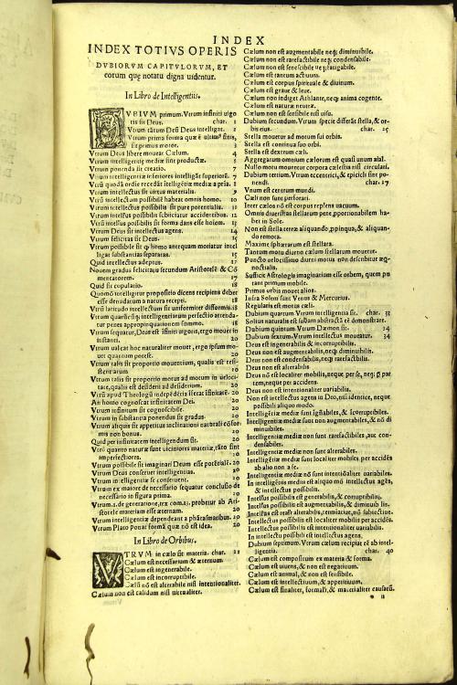 Alexandri Achillini Bononiensis Opera omnia in vnum collecta. De intelligentiis. De orbibus. De vniuersalibus. De physico audito. De elementis. ... Cum annotationibus ... Pamphili Montii Bononiensis...