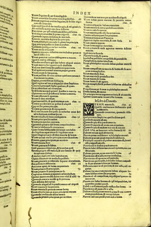 Alexandri Achillini Bononiensis Opera omnia in vnum collecta. De intelligentiis. De orbibus. De vniuersalibus. De physico audito. De elementis. ... Cum annotationibus ... Pamphili Montii Bononiensis...