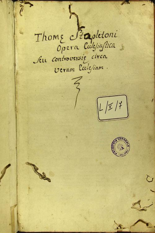 Principiorum fidei doctrinalium demonstratio methodica, per controuersias septem in libris duodecim tradita.