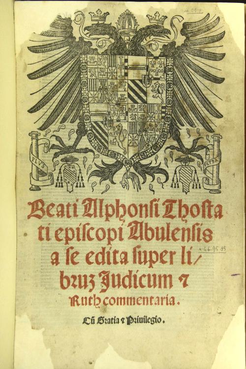 Secunda pars Abulensis in librum Numerorum a capitulo vigesimo inclusive usque ad ultimum