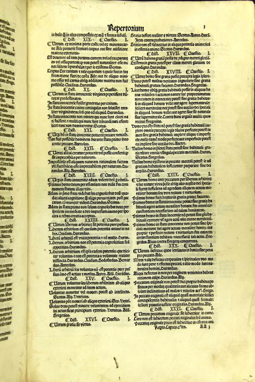 Joannis Capreoli ... Defensiones theologie in quattuor libris sententiarum diui ac gloriosi angelici doctoris Thome de Aquino nouissime recognite ... Addito eleganti repertorio nouiter excogitato ... )