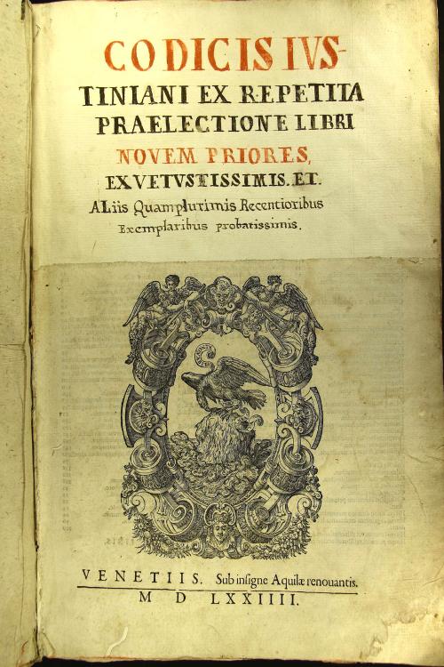 Codicis dn. Iustiniani sacratissimi principis pp. Augusti, repetitae praelectionis libri 12. Accursii commentarijs, et multorum veterum ac recentiorum iurisprudentum, maxime Antonii Contii ... annotationibus ... recens illustrati, mendisque ... repurgati