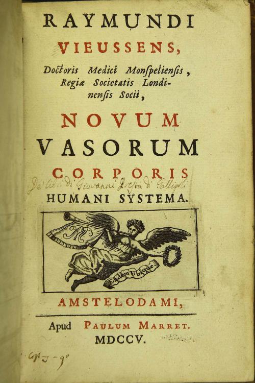 Raymundi Vieussens ... Novum vasorum corporis humani systemata