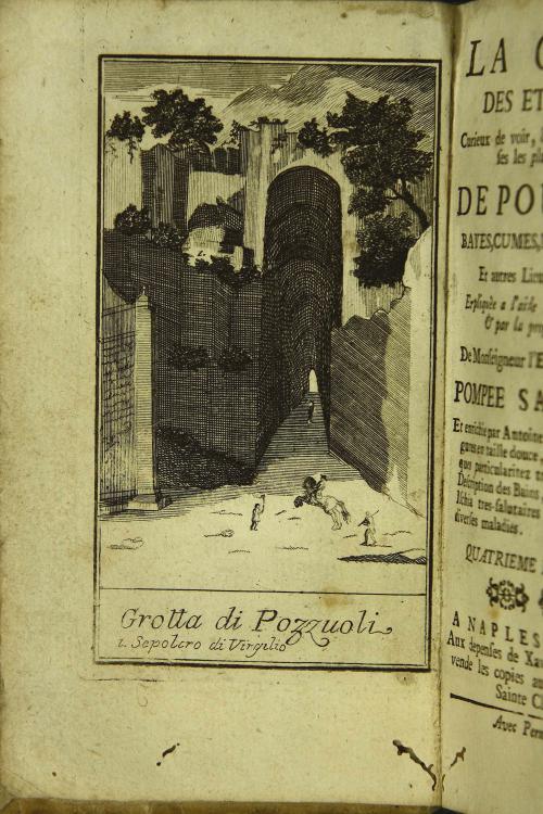 "La guida de' forestieri curiosi di vedere, e di riconoscere le cose piu' memorabili di Pozzuoli, Baja, Cuma, Miseno, Gaeta, ed altri luoghi circonvicini ... di monsig. vescovo di Bisceglia Pompeo Sarnelli