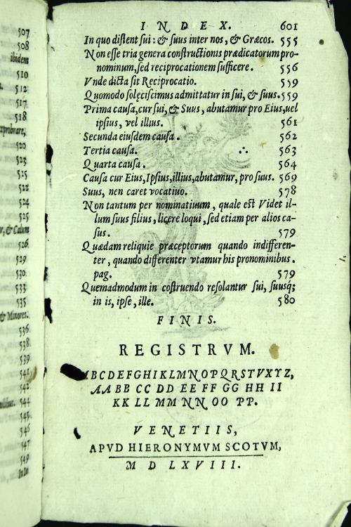 Laurentii Vallae ... Elegantiarum Latinae linguae libri sex. Eiusdem de reciprocatione sui, et suus, libellus