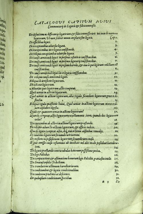 Nicolai Vigelii iurisconsulti Commentariorum iuris ciuilis annus quintus: De legatis et fideicommissis. De Donationibus