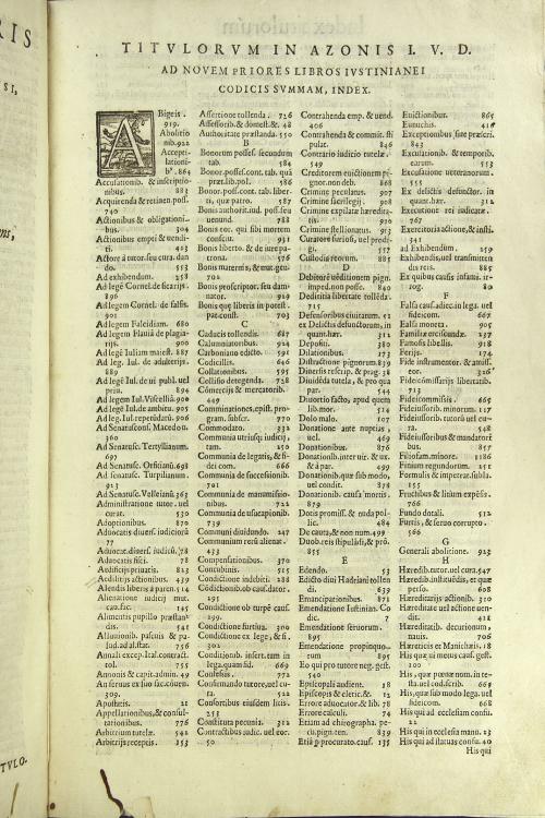 Summa Azonis, locuples iuris ciuilis thesaurus Quibus accedunt quarundam veterum apostillarum et additionum castigationes