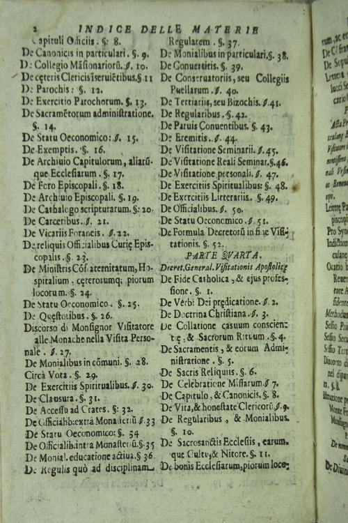 Metodo della santa visita apostolica di Francesco Maria D'Aste