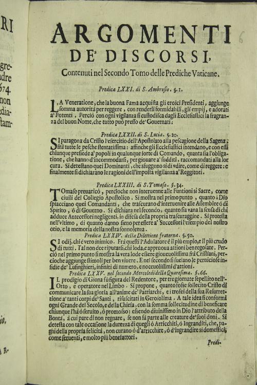 Prediche dette nel Palazzo Apostolico da Gio. Paolo Oliua della Compagnia di Giesu. Tomo II
