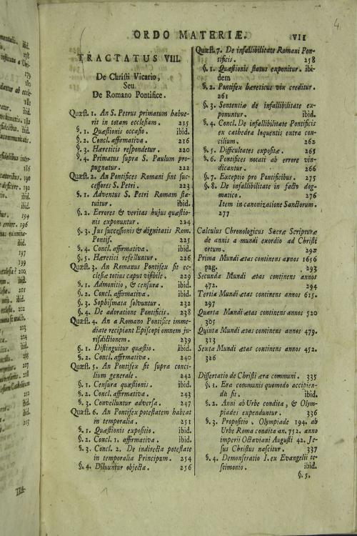 Institutio philosophica praemittenda theologiae, nunc Aristotelis ... Auctore F. Bernardo a Bononia cappuccino. Tomo IV