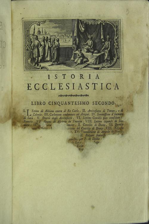 Istoria ecclesiastica di Monsignor Claudio Fleury abate di Loc-Dieu Priore d'Argenteuil, e confessore di Luigi XIV. Tradotta dal francese dal sig. co: Gasparo Gozzi. Tomo ottavo