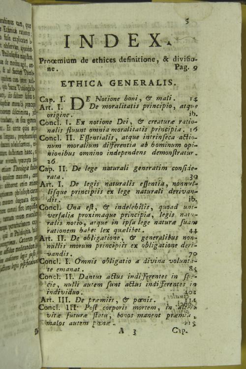 Institutiones philosophicae ad studia theologica potissimum accomodatae, auctore Francisco Jacquier ... 6: Tomus sextus, Ethicam complectens Tomo VI