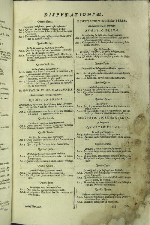 Theologia moralis ad mentem dd. seraphici, & subtilis concinnata, et in disputationes vigintiocto distributa auctore f. Bartholomaeo Mastrio de Meldula ... Ed. IV