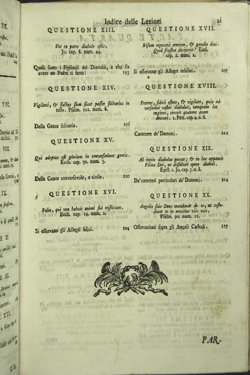Lezioni della scienza de' santi, ovvero Questioni sopra i principj, e le verita piu notabili della Divina Scrittura Tomo quinto
