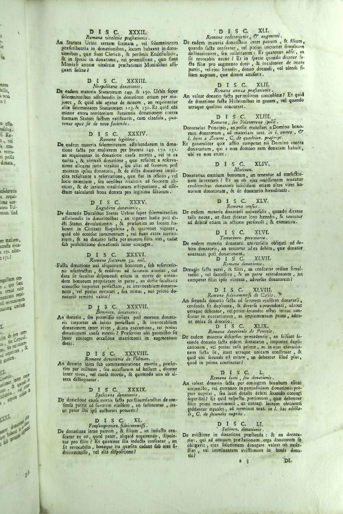Jo. Baptistae De Lucae Venusini ... Theatrum veritatis, et justitiae, sive decisivi discursus per materias, seu titulos distincti, & ad veritatem editi in forensibus controversiis canonicis & civilibus, in quibus in urbe advocatus, pro una partium scripsit, vel consultus respondit. Liber sextus