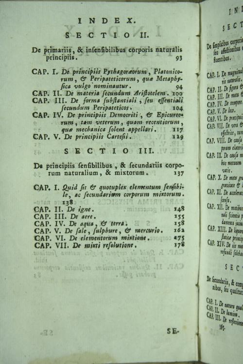 Institutiones philosophicae ad faciliorem Noel-um ac recentiorum philo-sophorum lectionem comparatae opera et studio V. 