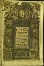 R.P.D. Antonini Diana panormitani clerici regularis, et