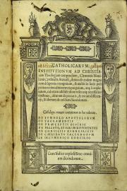 Catholicarum institutionum ad christianam theologiam compendium, Clementis Moniliani cardinalis Araecaeli, denuo ab eodem magna cum diligentia recognitum